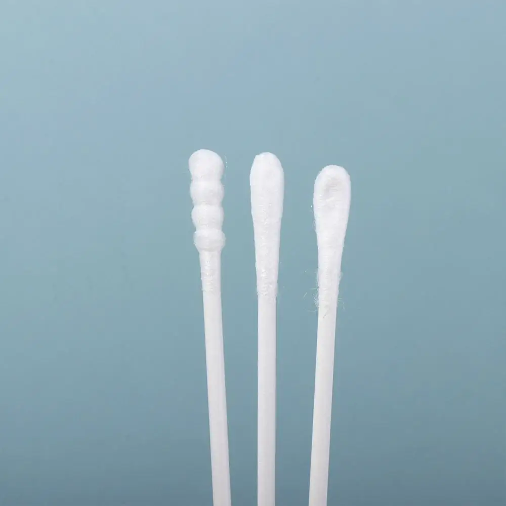 200pcs/box Baby Cotton Swab Newborn Disposable Ear Nose Scoop Double Head Cotton Tip Fluorescent Agent Free Baby Cotton Bub