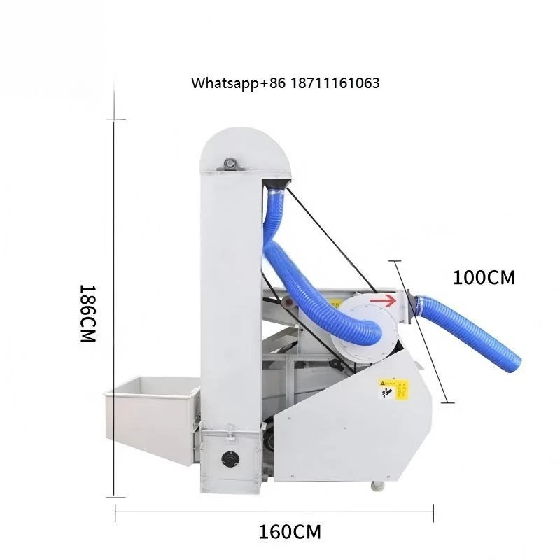 

Wind Selection Grain Cleaning Machine Rice Pea Quinoa Destoner Machine Wheat Oat Chia Seed Grading Sieving Machine