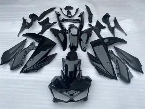 ABS 플라스틱 패널 키트 차체 작업용 라이트 블랙 카울링, R3 2015 - 2017 R25 2016 완전 패널 15 16 17 용 사출 페어링