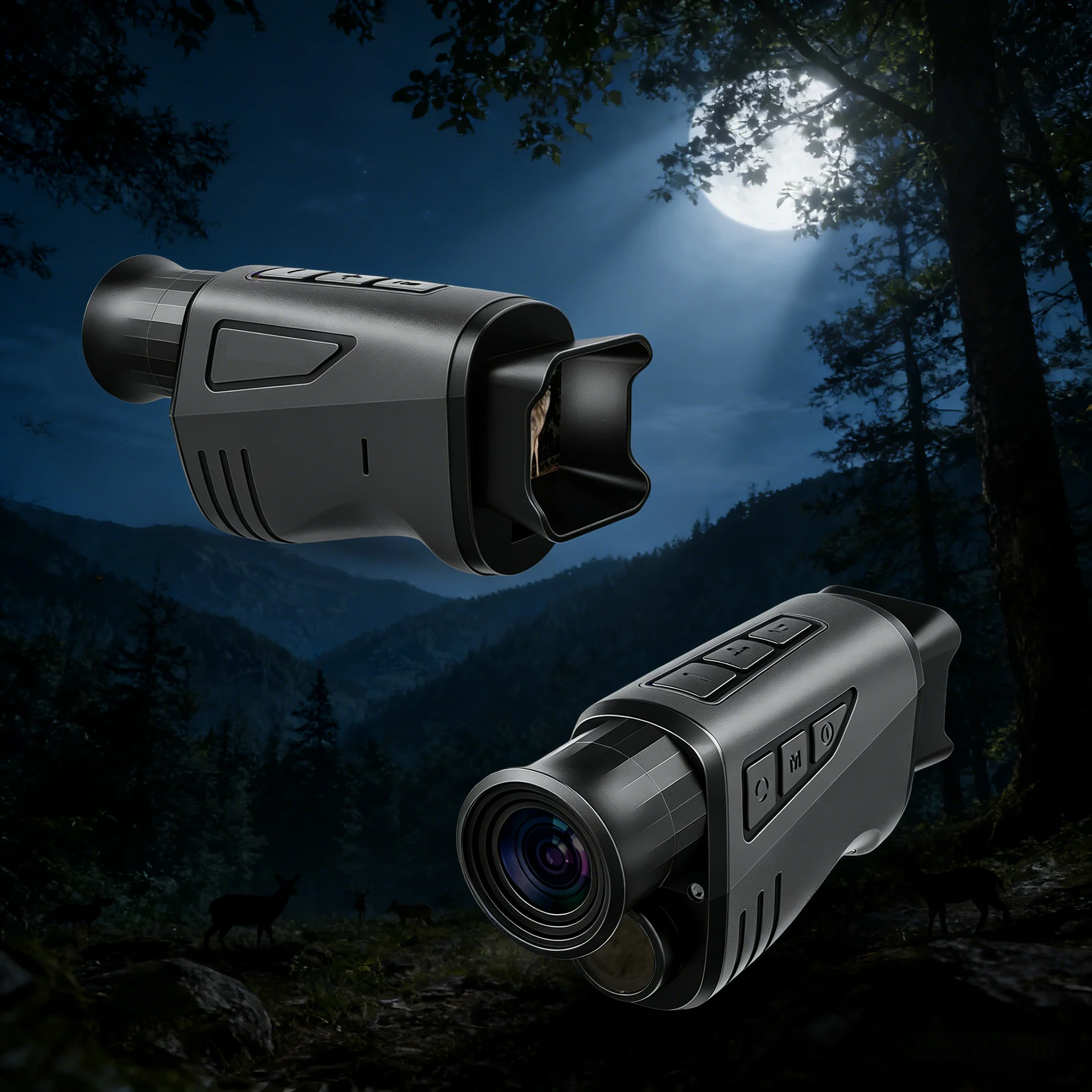 Dispositif de Vision nocturne Portable à Tube unique, enregistrement vidéo en plein air, photographie, télescope d'observation sur le terrain de Camping