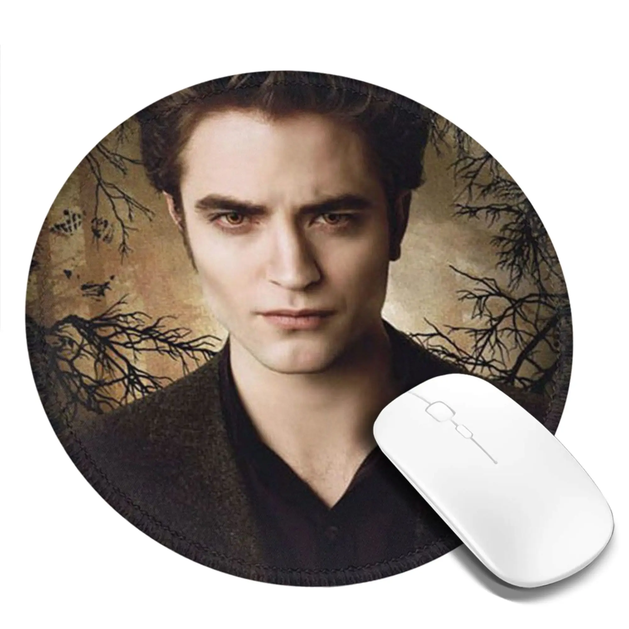 The Twilight Saga Edward Cullen  Mouse Pad Computer Keyboard Mouse Mat Gamer PC Laptop Desk Mat Office Accessories Table Mats