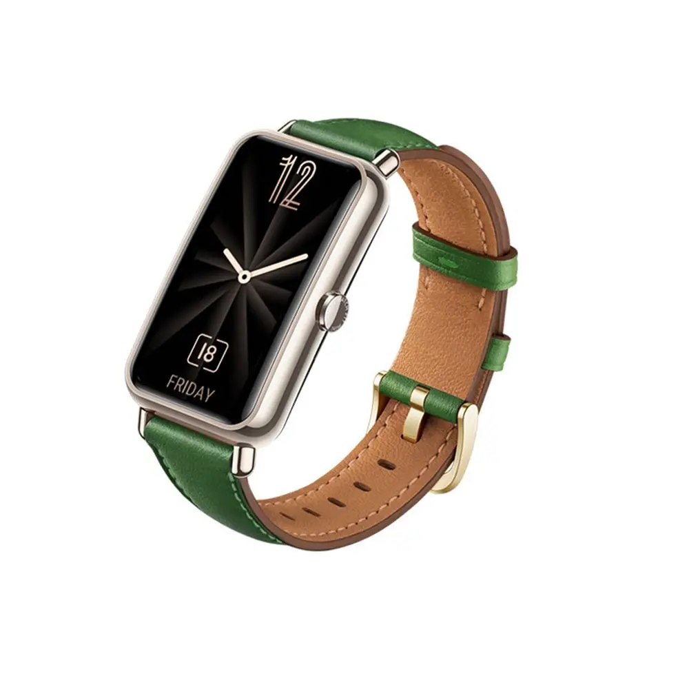 Cinturino morbido Smart Watch cinturino cinturino in pelle di ricambio per Huawei Watch Fit Mini