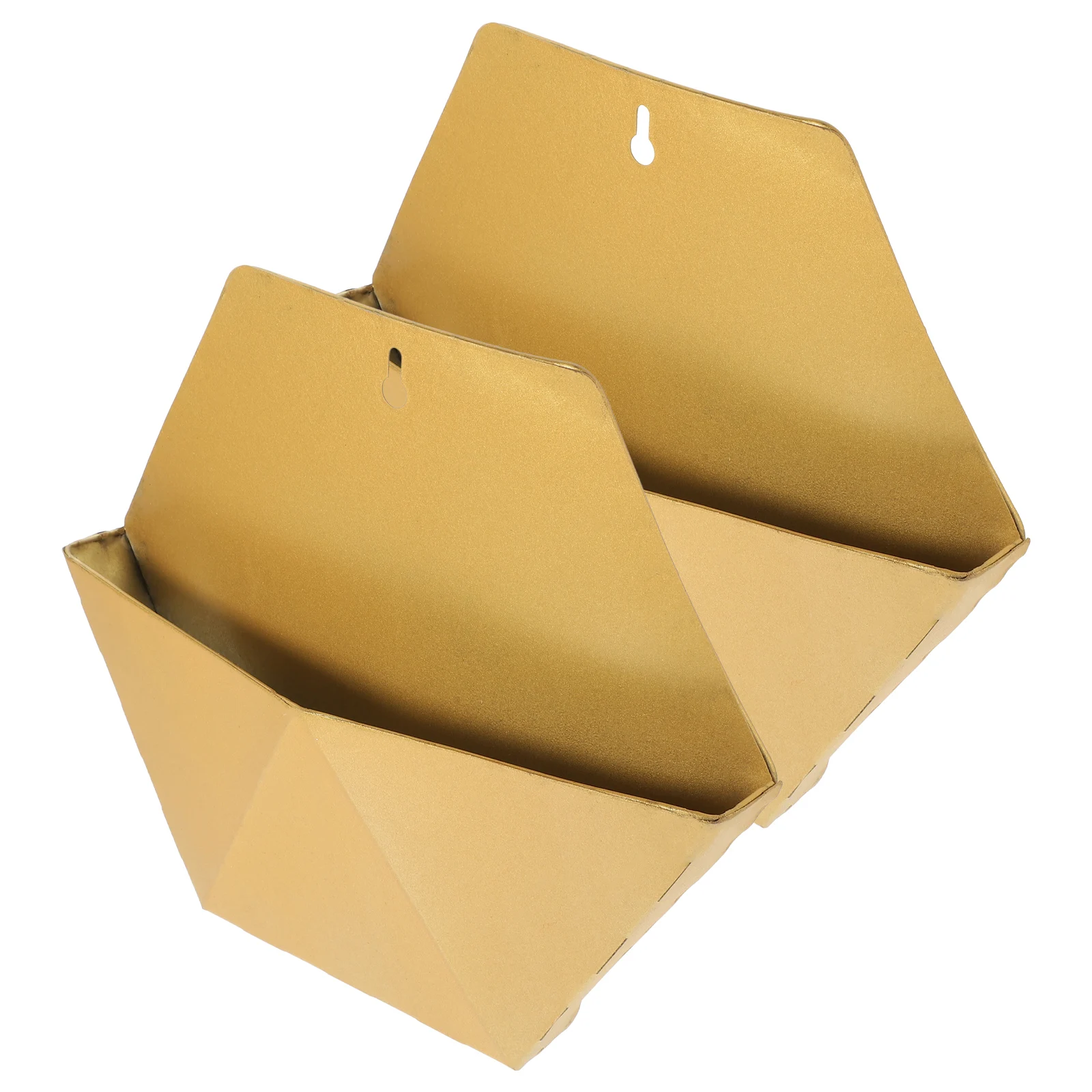 

2Pcs Iron Hanging Planter Pot Thickened Flowerpot for Balcony Garden Wall Hanging Basket Outdoor Plants Balcony Flower Pot