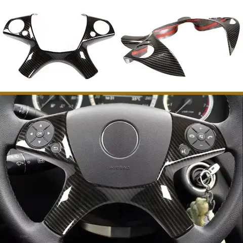 자동차 스타일링 스티어링 휠 크롬 트림 커버 삽입 스티커, 메르세데스 벤츠 C 클래스 W204 2007-2010, 자동차 액세서리 자동차 스타일링 스티어링 휠 크롬 트림 커버 삽입 스티커, 메르세데스 벤츠 C 클래스 W204 2007-2010, 자동차 액세서리