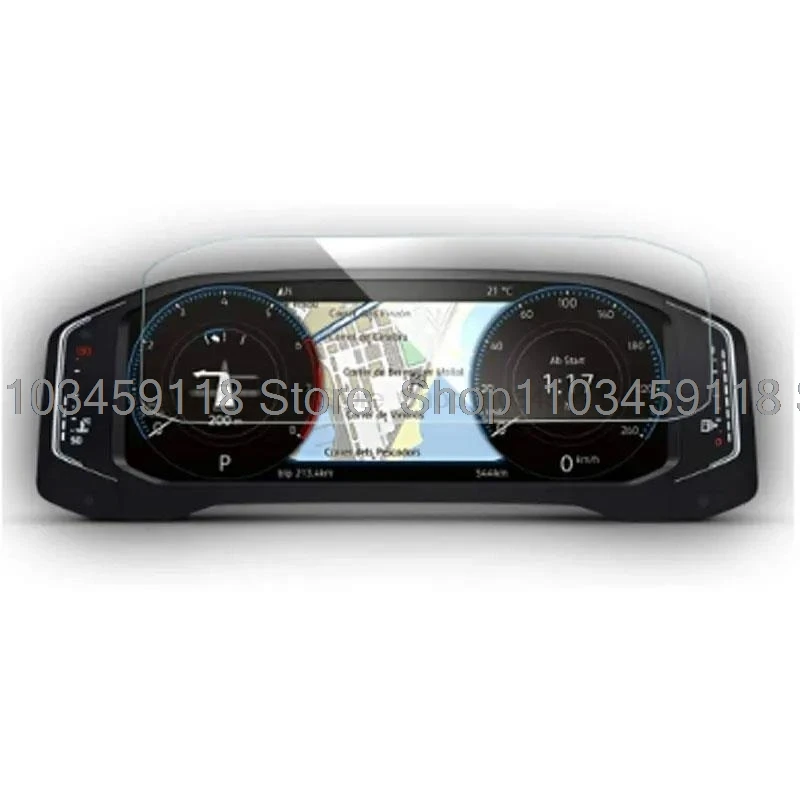 Tempered glass Screen  protector film For Volkswagen  VW Passat B8  2020-2023 dashboard instrument  anti-scratch accessories