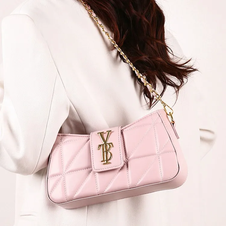 

Изысканная сумка подмышками на цепочке 2025, дизайнерская сумка через плечо, универсальная женская сумка через плечо