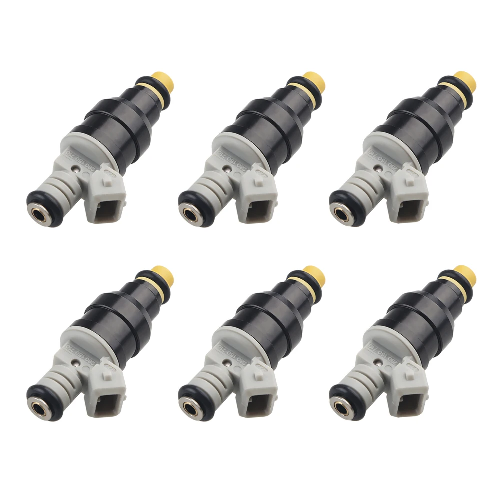 

0280150710 6pcs Fuel Injectors For Ford Mustang 1987-1993 Mercury Cougar LS 1986-1988 Merkur Scorpio 1988 Car Accessories