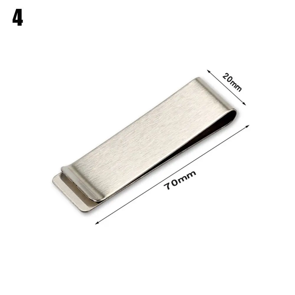 Stationery Metal Portable Notebook Holder Brass Pen Folder Stainless Steel Clips Handmade Leather