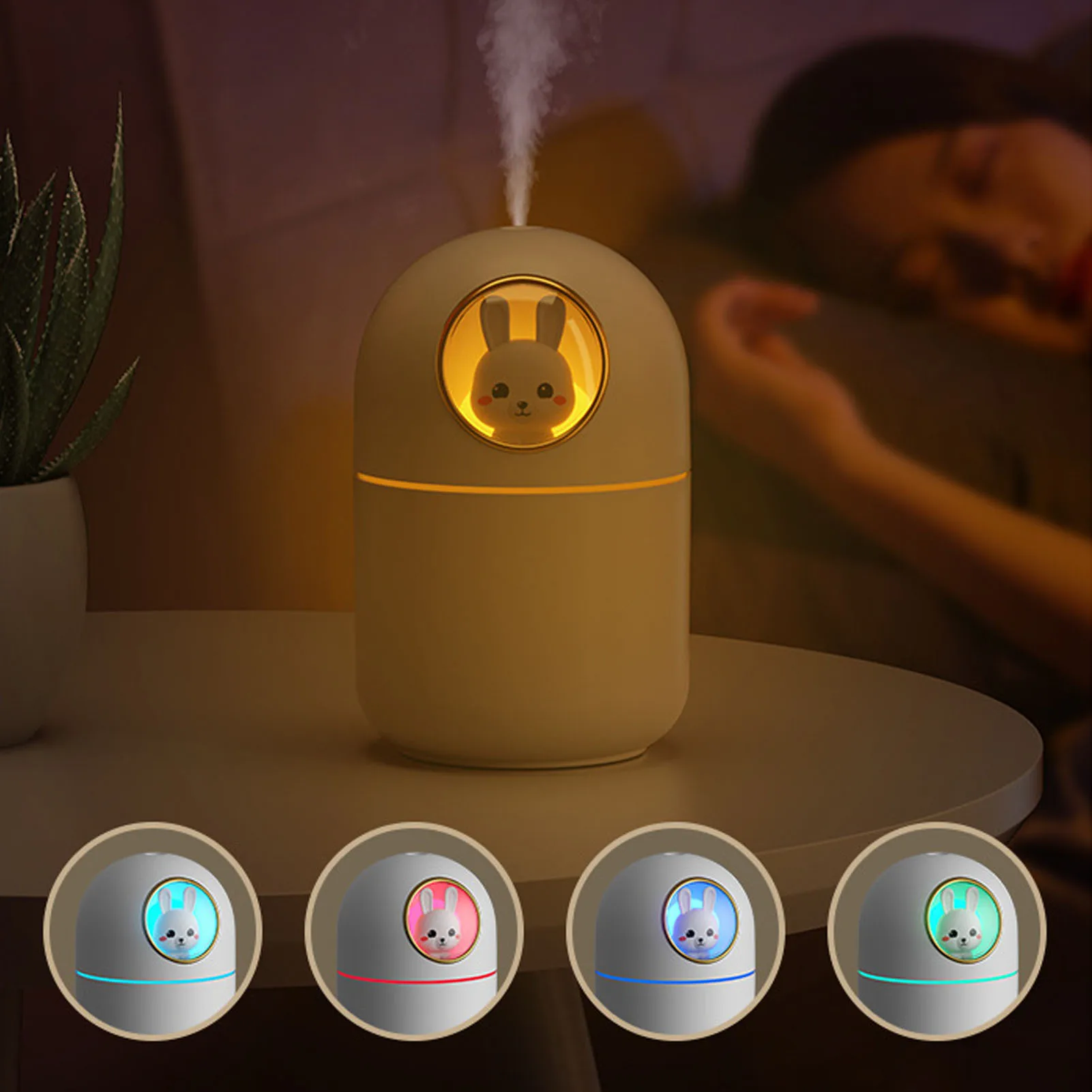 

Увлажнитель-диффузор с питанием от USB, емкость 300 мл, автоматическое отключение, декор для дома, для комнаты, диффузор для эфирных масел