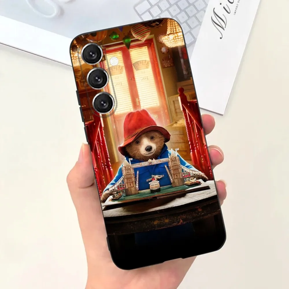 Cute P-Paddington Bear  Phone Case For Samsung S21,S22 Ultra,S20,S30 plus,S22 plus,S23,S30 ultra 5G Silicone Cover