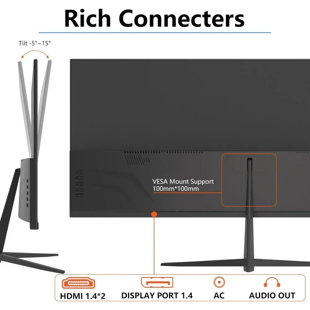 per monitor da gioco ultra ampio da 34 pollici, monitor per computer IPS 21:9 Ultra-WQHD 3440 x 1440P, AMD FreeSync fino a 144 Hz 1 ms