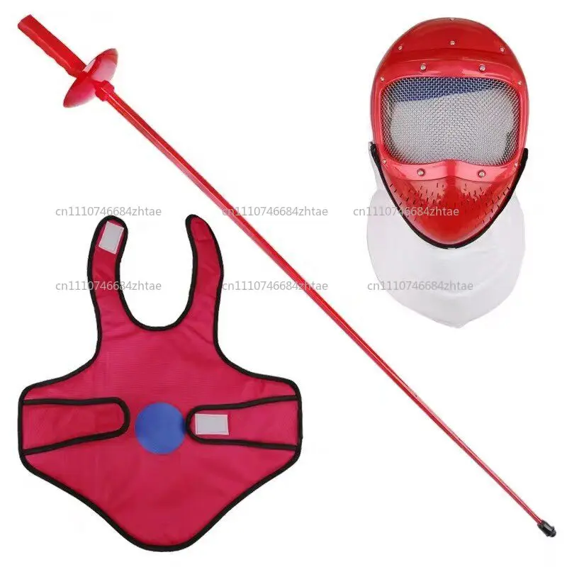 Fencing Equipment Set for Kids, 3-Piece Plastic Training Starter Kit for Children Beginner Foil/Epee Fencing Gear