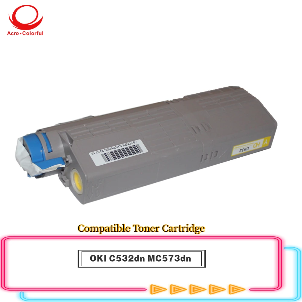 

Good Quality Compatible OKI C532dn MC573dn Toner Cartridge 7K 6K