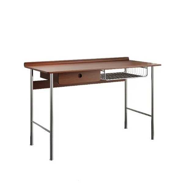 Solid wood desk retro light luxury home study workbench simple computer desk