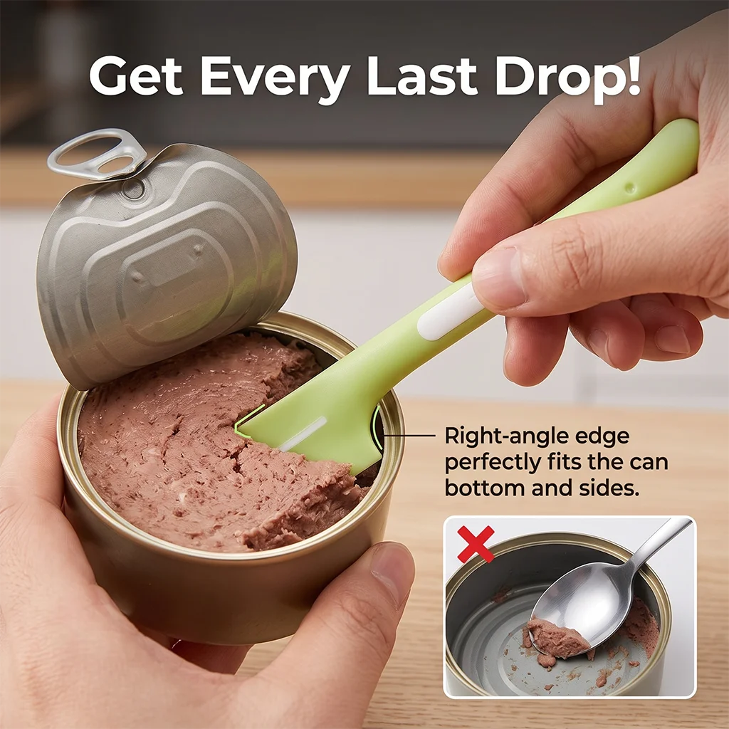 Silicone Pet Canned Food Spoon - огляд і ціна Pet Supplies Dog Food