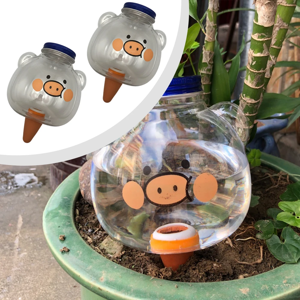 

2pcs Plastic Drip Irrigation Plant Care Tools Automatic Watering Spikes For Indoor Outdoor Garden Watering Accessories