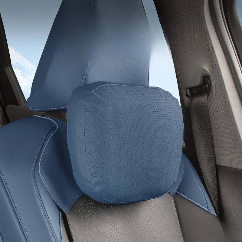 

For BMW X3 2025 2026 G45 Car Neck Pillow Lumber Support Cushion Leather Comfortable Support Headrest Pad Accessories