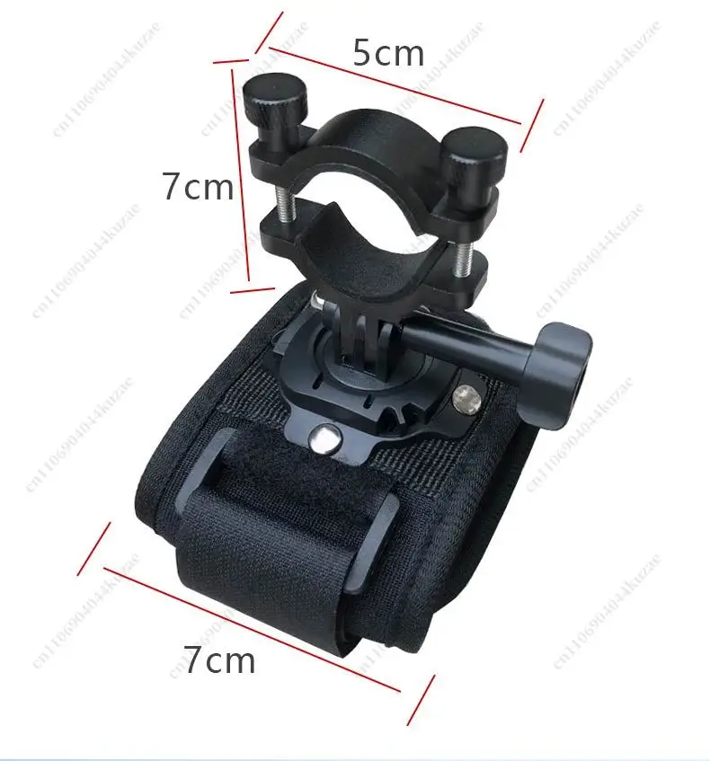 360° Rotatable Wrist Flashlight Bracket Outdoor Wrist Light Holder for High Power Flashlight Fixed Support
