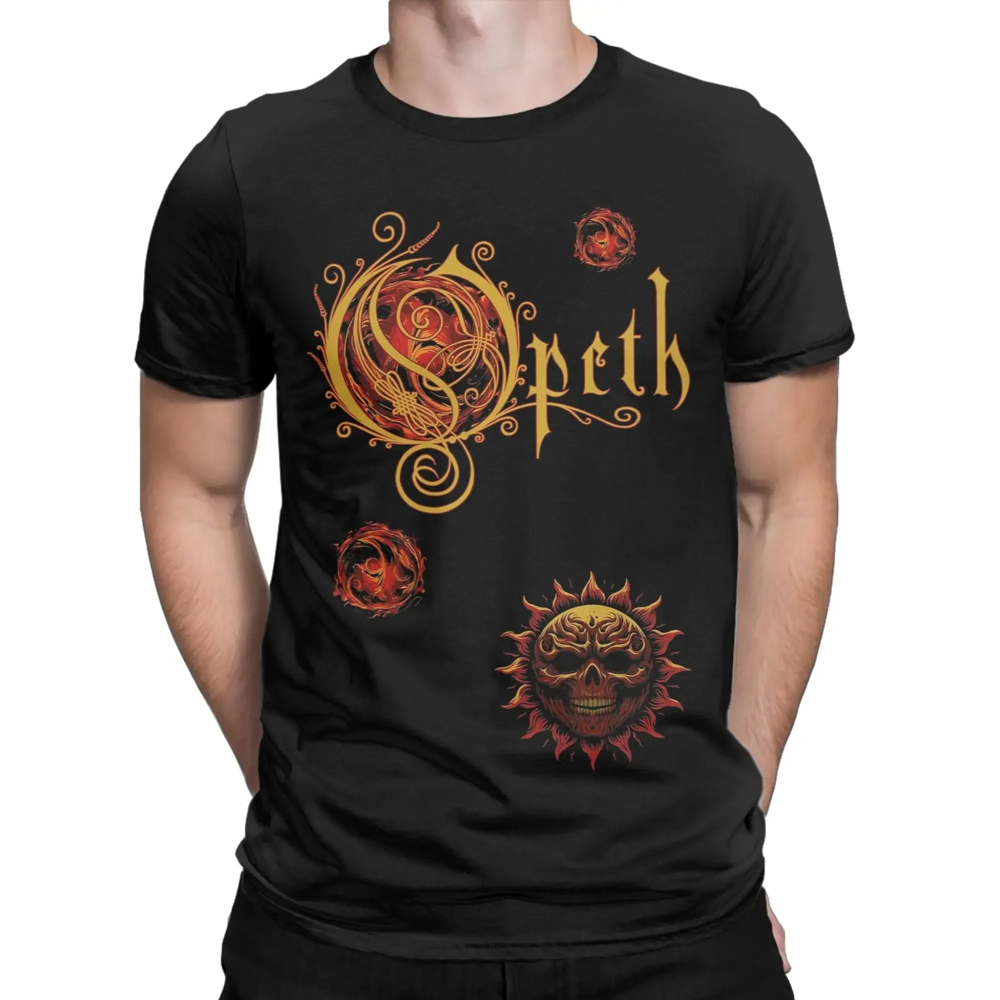

Hot Water Fashion Men's and Women's Opeth Reveries T-shirt Metal Rock Music Clothes Short Sleeved T-shirt Plus Size T-shirt
