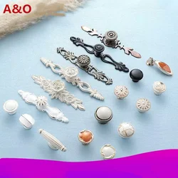 Handles Drawer Cabinet Furniture Kitchen Handles for Cabinet Knob Door Drawer Furniture Kitchen Knob Single Hole Flaky Simple