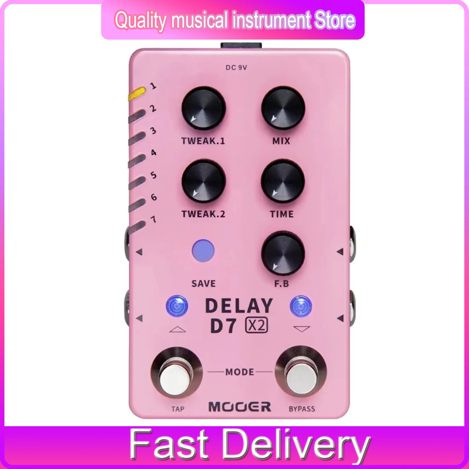 Mooer D7 X2 Delay G… - image