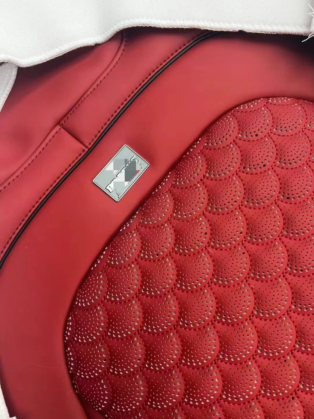 مصنع فاخر الأصلي غطاء مقعد السيارة الماس خياطة مخصص صالح الجلود مقعد السيارة لبنز G الفئة G500 W463 W464 G63 G65 #5