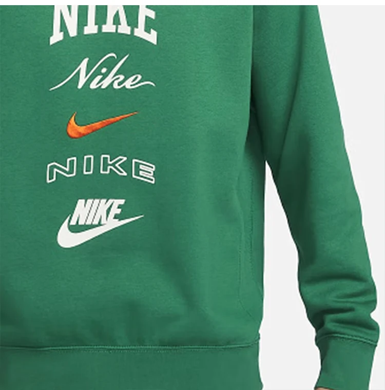 Nike Neues, locker sitzendes, lässiges Langarm-Sweatshirt mit Rundhalsausschnitt für Herren FN2611-365 – Detail 7