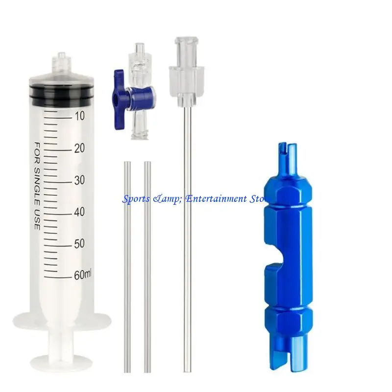 G7NF Road Bike Tire Repair Kits Bicycles Tubeless Tire Liquid Injection Tool Tire Tubeless Sealant Injector Bike Repair Tool