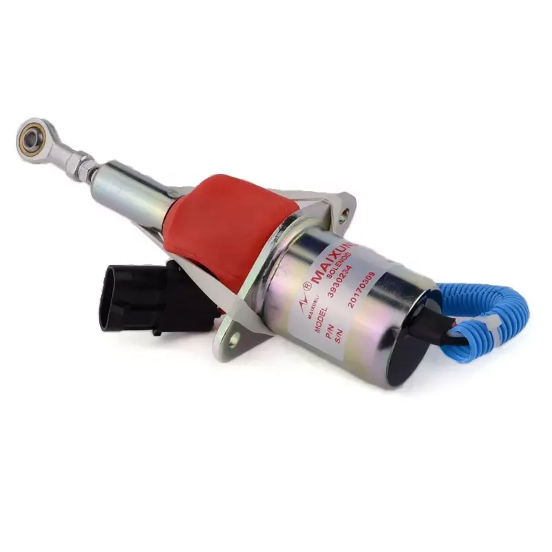 

for 6D114 6CT PC300-7 PC350-7 Excavator parts 24V diesel engine stop solenoid valve 3930234 6734-81-9140