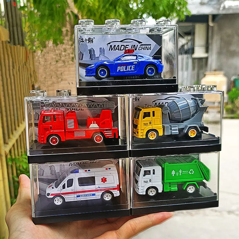 New product 1:64 alloy mini rescue car model,simulation engineering vehicle,airplane toy,wholesale