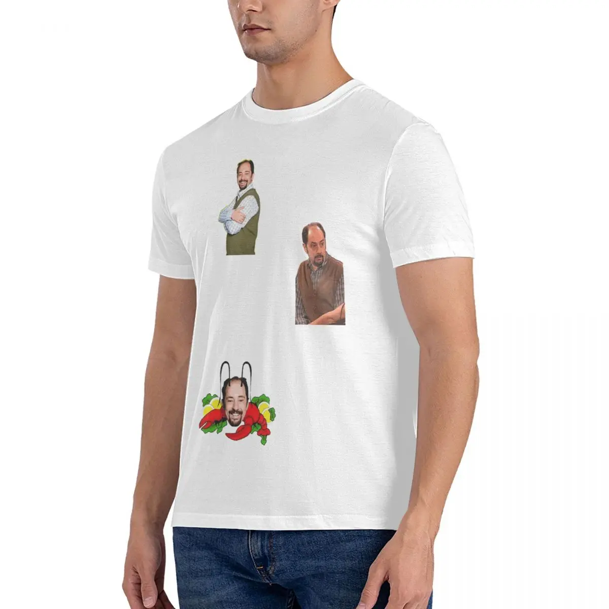 أنطونيو ريسيو 100% القطن تي شيرت الرجال مضحك تي شيرت الرجال الجولة الرقبة قصيرة الأكمام S-6XL #3