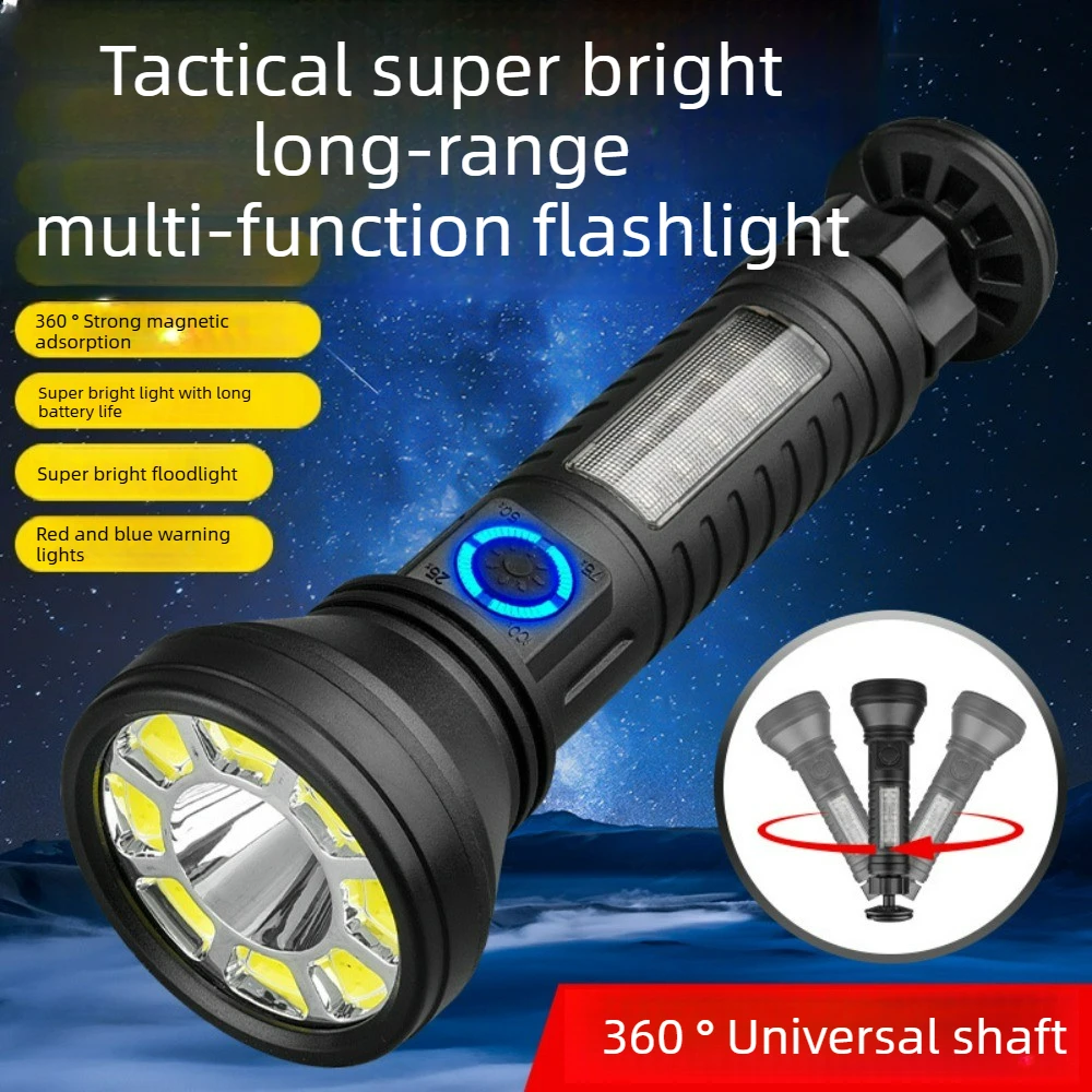 

Уличный светодиодный фонарь COB с суперярким светом, перезаряжаемый, с магнитом на задней панели, для кемпинга, ремонта автомобилей и экстренного использования