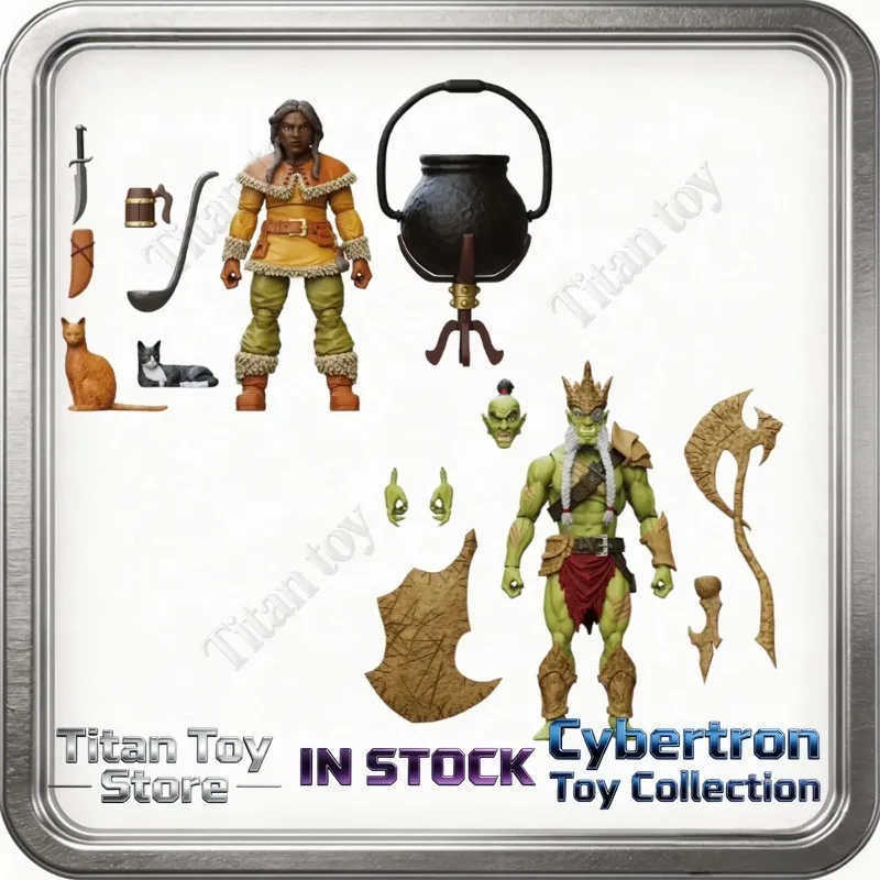 

Ready To Ship Boss Fight 3.75 Inch Action Figure Magic Series 8 Orcs Thieves Dwarves Male Soldier Full Set 1/18 Scale in Stock