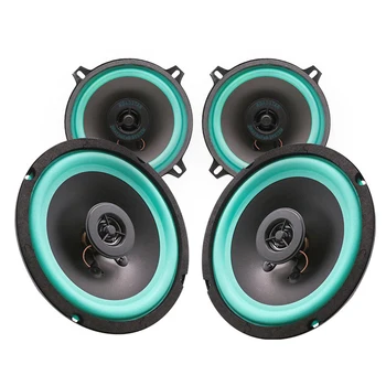 1 adet araç hoparlörleri 4/5/6.5 inç Subwoofer HiFi koaksiyel Subwoofer oto ses HiFi müzik tam aralık frekans araba Stereo hoparlör