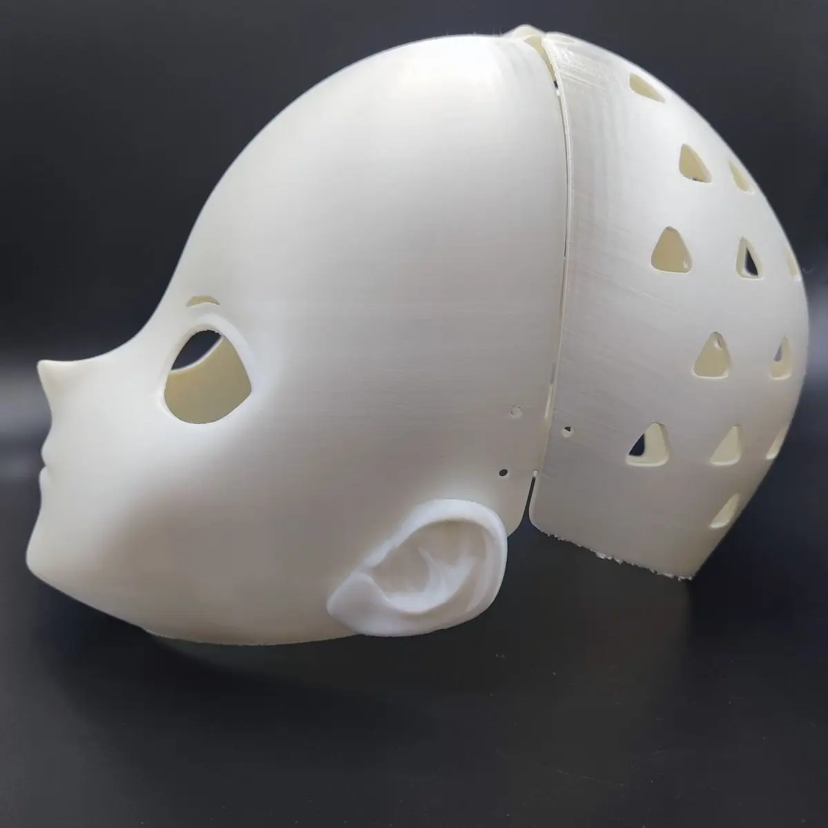 تخصيص شخصية الصبي/Bily Kigurumi نصف الرأس مع قفل أنيمي تأثيري Kigurumi قناع COS القبعات #4