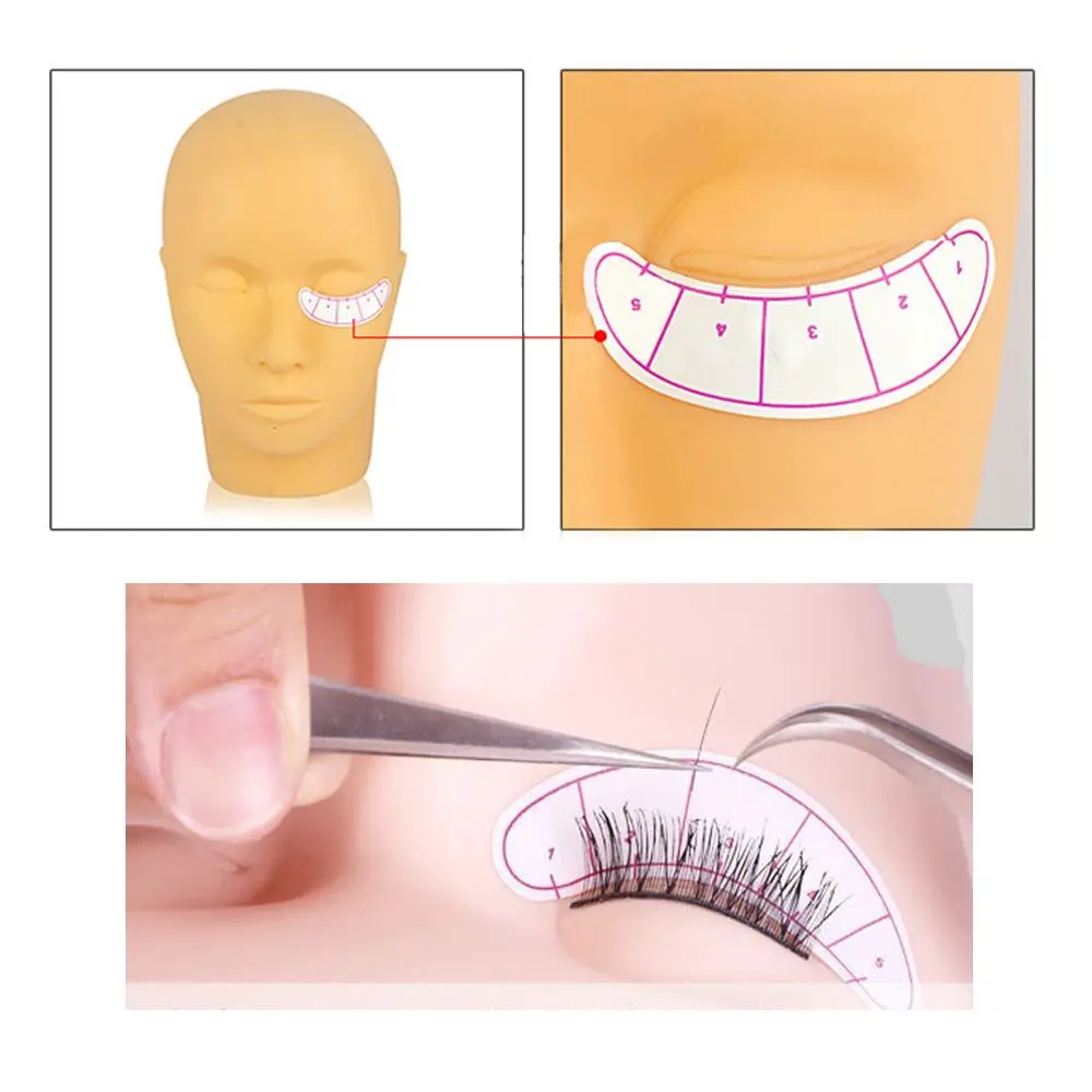 5 Sheet Useful Professional Beauty Tool Patch Lash Extension Grafting Eyelash Scale Pad Under Eye Tips