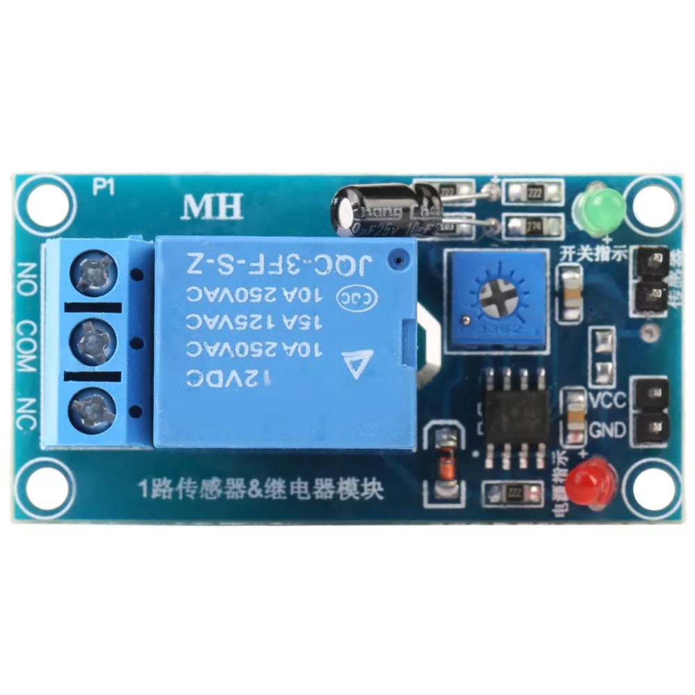 مستشعر رطوبة التربة DC12V 1.7x5x2.5cm/0.67x1.97x0.98in مع وظيفة تأخير الوقت وحدة التحكم في التتابع قسط #1