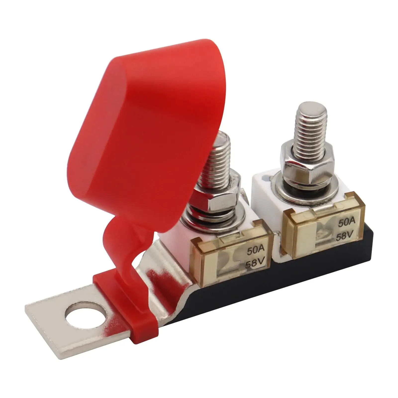 Terminal Fuse Block Kit Dual Studs 58V Compact for Marine RV Vehicles Truck Boat Practical