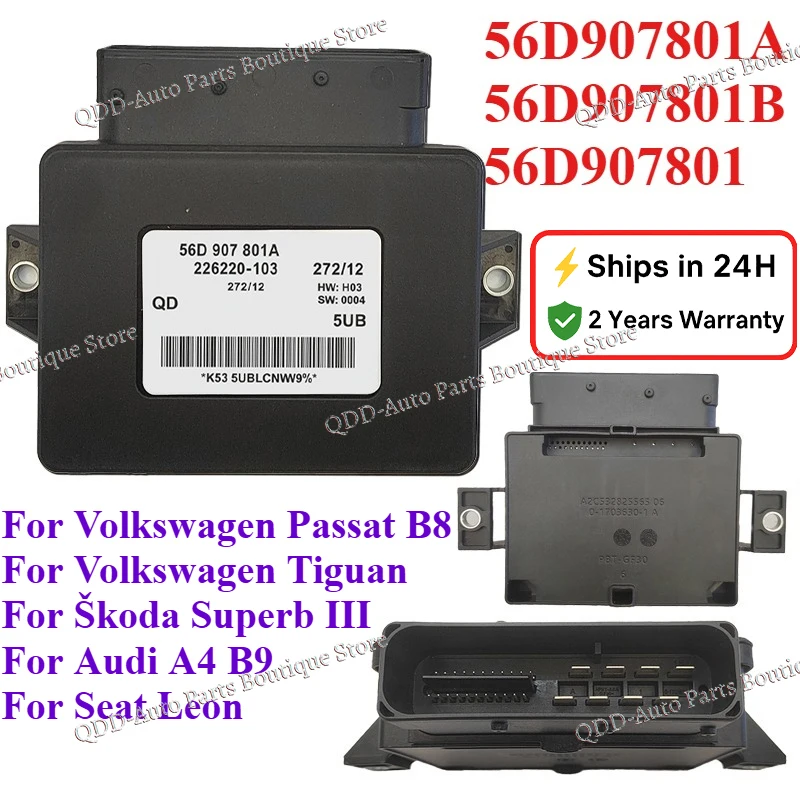 

EPB 56D907801A 56D907801B 56D907801 For VW Passat Tiguan CC Škoda Superb Seat Leon Electronic Parking Brake Control Module