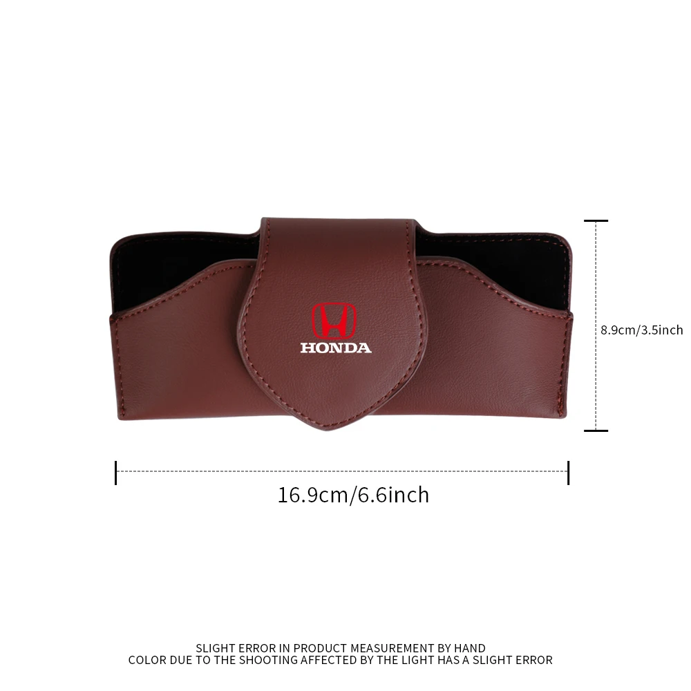Sun Visor Sunglasses Storage Box Car Interior Accessories For Honda Fit Civic CRV Hrv Jazz CITY Accord CR-Z VTEC Vezel view 5