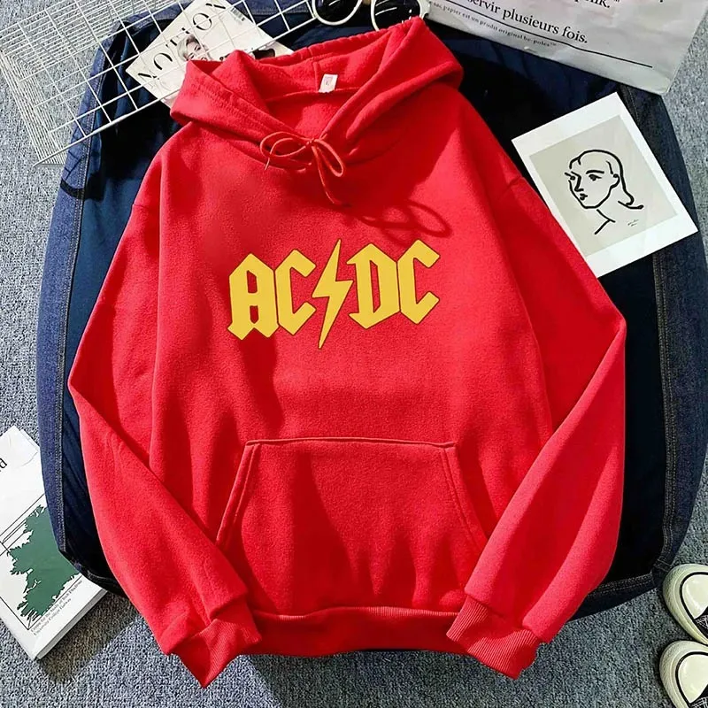 New Rock Band AC DC Hoodie Hip Hop Streetwear Hoodies Bequemes High-End-Luxus-heißes Produkt Übergroße Unisex-Klassiker-Oberteile weich