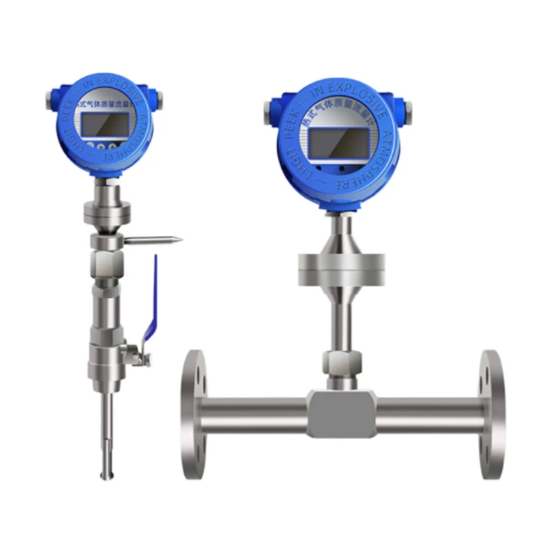 2026 SENTEC FMM504 Stainless Steel Flange 4-20ma Rs485 Pulse Output air Mass Flow Sensors Thermal Mass Flow Meters