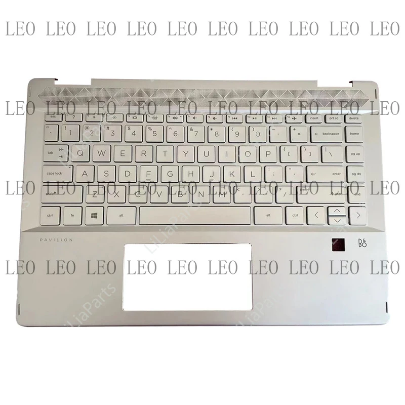 WW  for HP Pavilion X360 14-DH 14M-DH Palmrest Backlit Keyboard Silver L53785-001