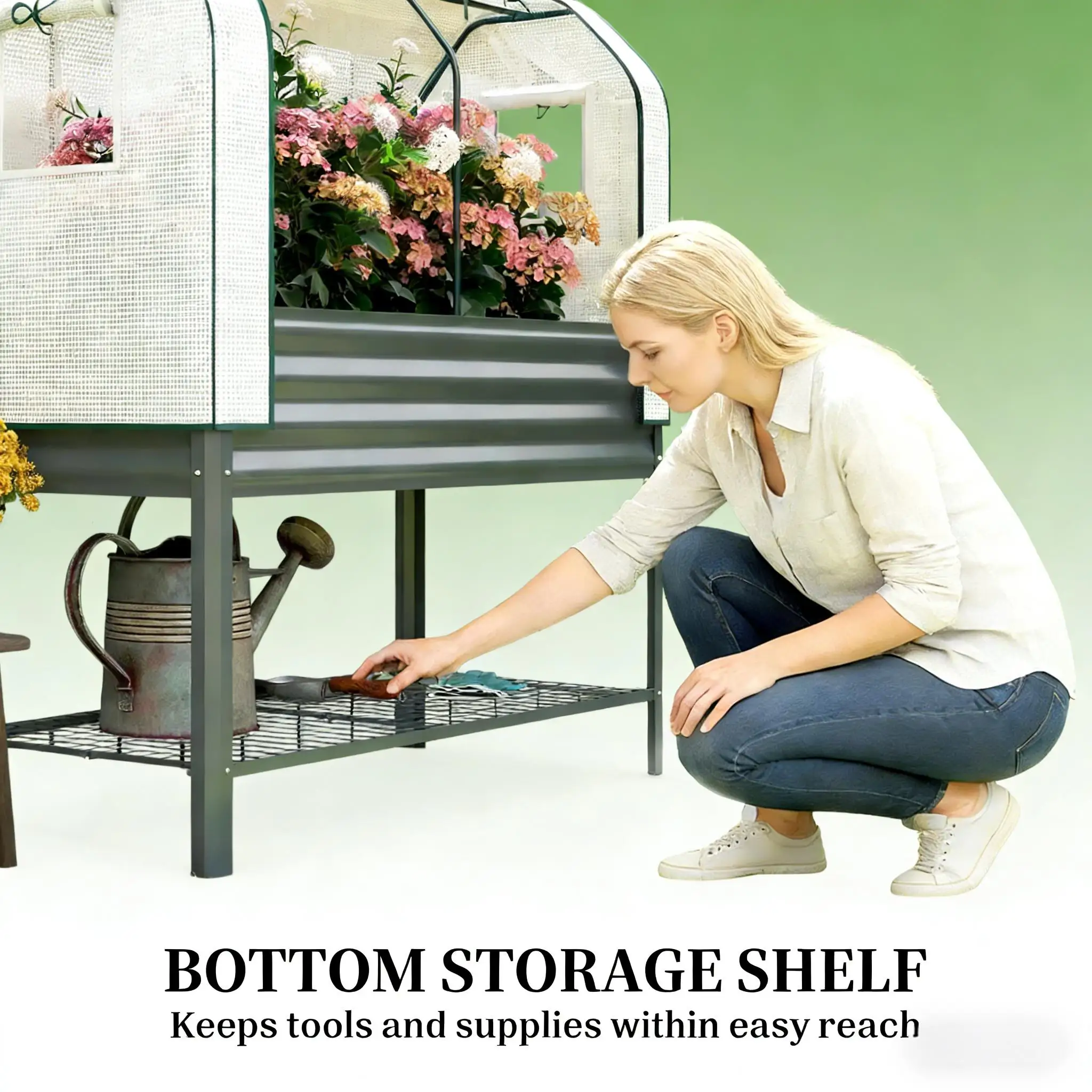 Convenient Flower Boxs,Outdoor Plant Boxs,Raised Garden Bed