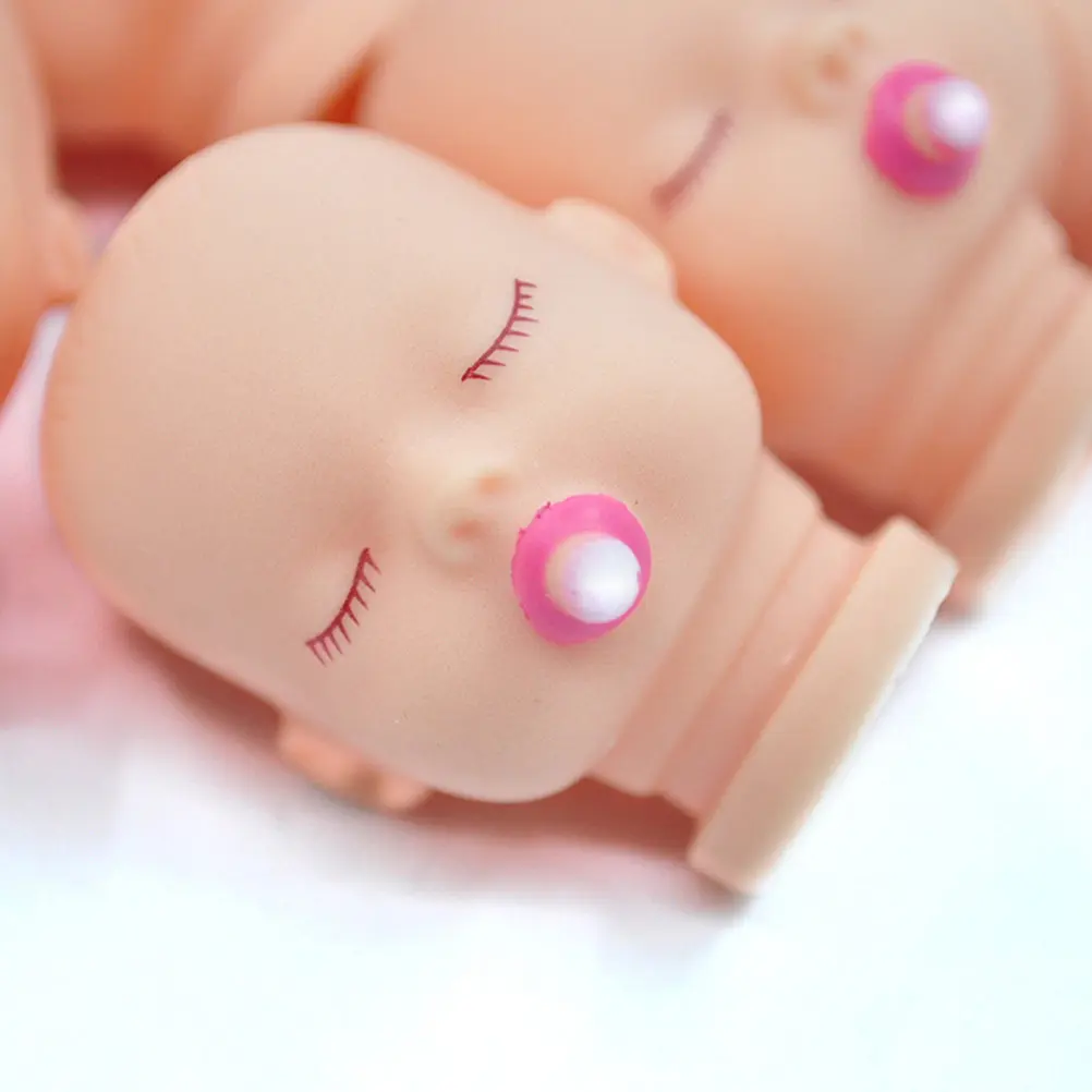 

20 шт. миниатюрных головок-брелоков для ключей, аксессуары для рукоделия, маленькие головки ручной работы для поделок, украшения дома, праздничных принадлежностей, творческого творчества