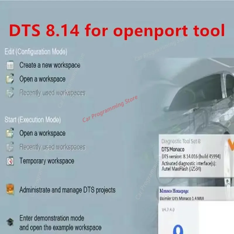 2026 Hot Selling DTS Monaco V8.16 / 8.14 / 9.02 for MB Star C4 SD C5 VCI C6 for OpenPort Tool Remote Install Online and Activate
