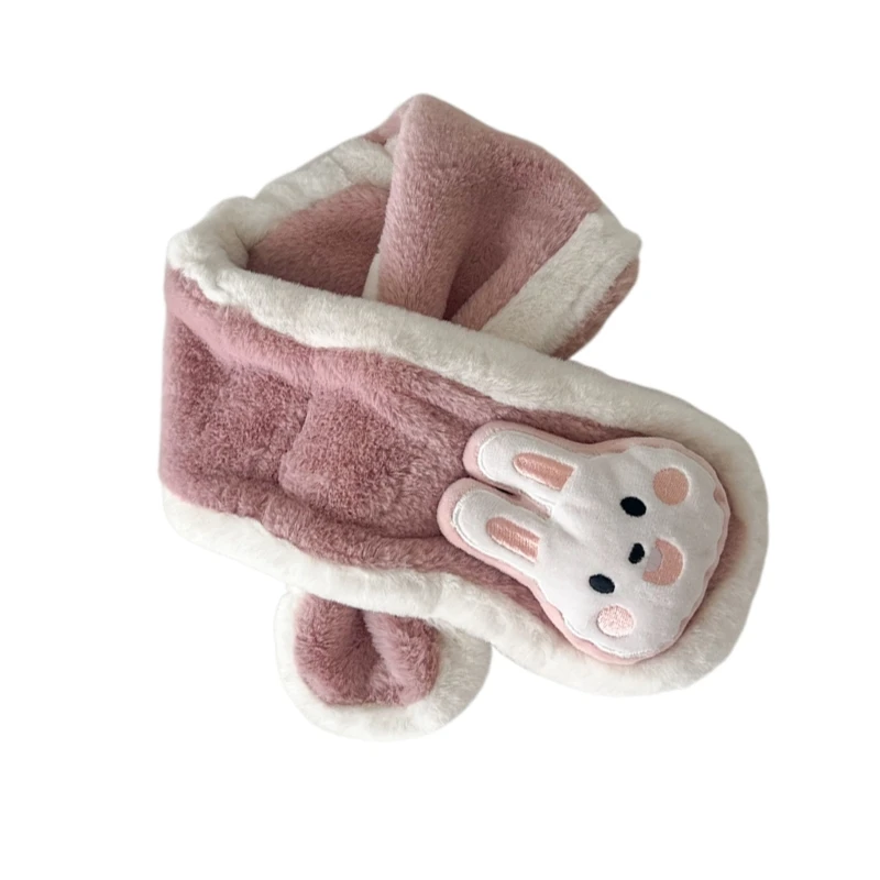 Cartoon Rabbit Baby Scarf Autumn Winter Neck Scarf Warm Boys Girls Neckerchief