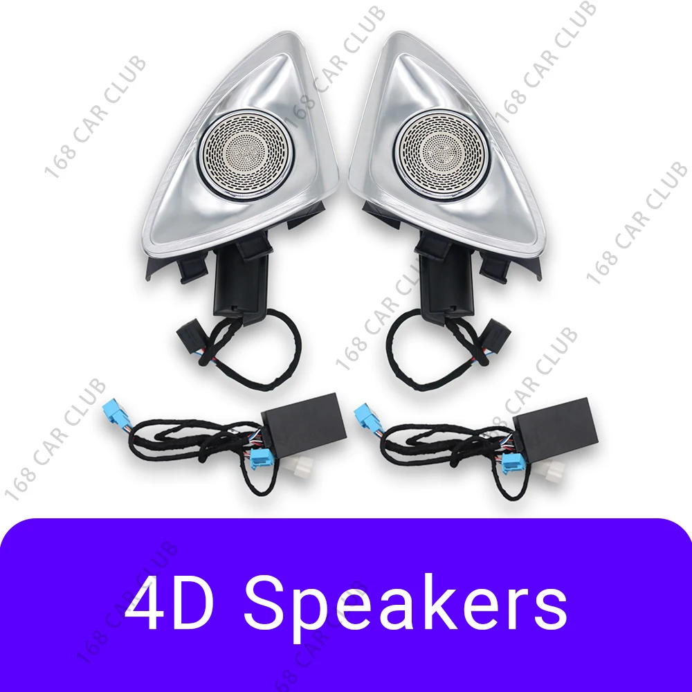 Led Lucht Ventilatieopeningen 3d Draai Tweeter Luidspreker Voor Mercedes Benz W213 W238 E53 E63 E-Coupe Auto 64 Kleuren Lnterior Decoratieve Verlichting