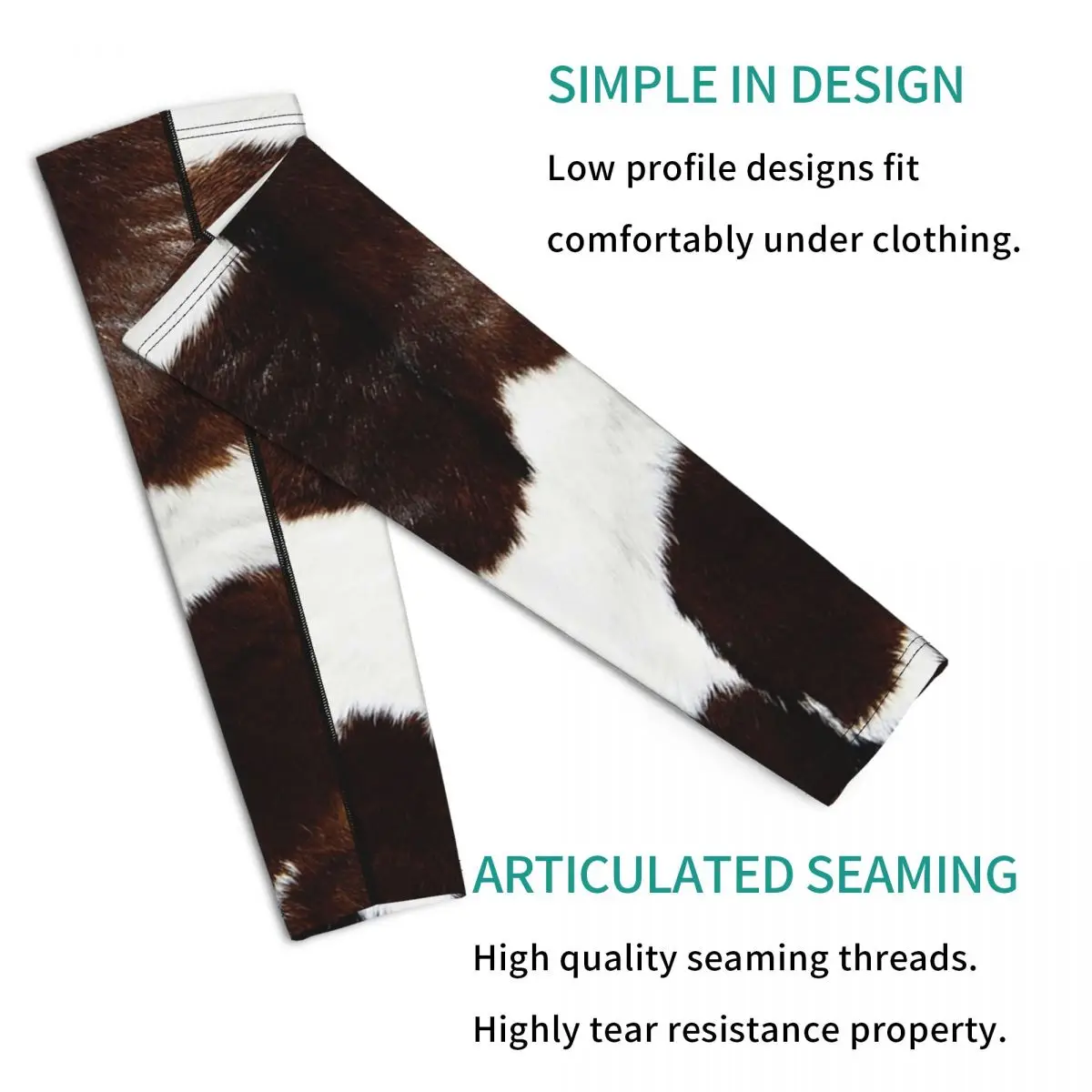 Rustic Ranch Cow Print Outdoor Arm Sleeves Sun UV Protection Cover Summer Cycling Tattoo Sleeves