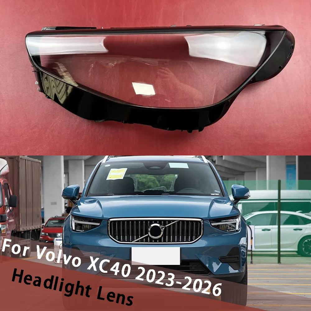 

Headlight Shell For Volvo XC40 2023 2024 2025 2026 Car Lampshade Lens Transparent Housing Headlamp Cover Auto Replace Parts